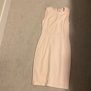 Calvin Klein pale pink Sleeveless Sheath dress